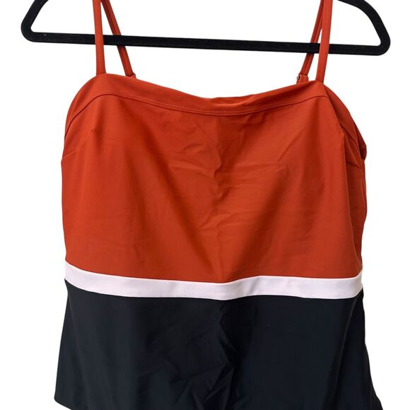 CUPSHE‎ Colorblock Colombia Coast One Piece NWT XL - Picture 3 of 6